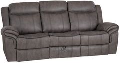 Powell® Gideon Galloway Stone Gray Manual Reclining Sofa