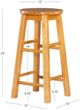 Linon Abby Natural Counter Stool-2