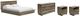 Signature Design by Ashley® Shallifer 4-Piece Brown Queen Panel Bed Set-0