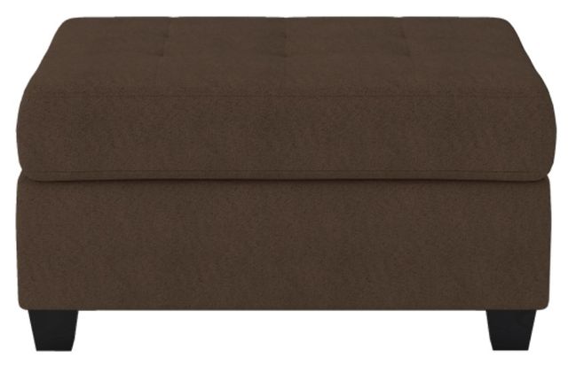 Mazin Furniture Maston Chocolate Storage Ottoman-1