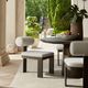 Uttermost® Uttermost® Bolster Oyster White Aluminum Indoor-Outdoor Dining Chair with Cushion-1