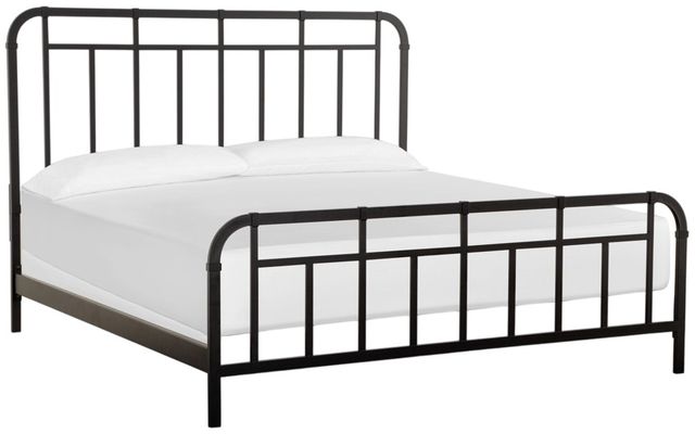 Magnussen Home® Harper Springs Black California King Metal Bed-0