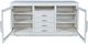 Jofran Inc. Auburn Hills White 60" Media Console-4