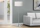 Monarch Specialties Inc. Silver 61" Floor Lamp-1
