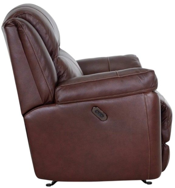 Franklin™ Lancaster Capri Chestnut Leather Power Rocker Recliner-4