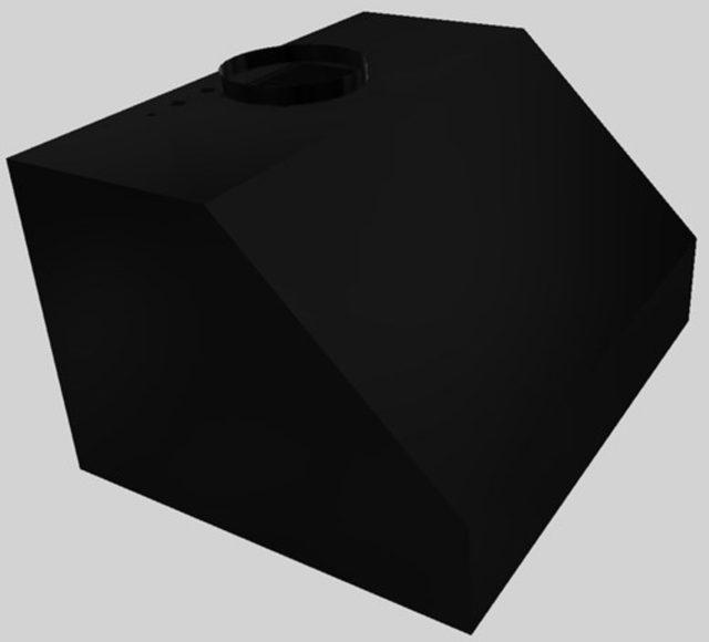Vent-A-Hood® 30" Black Wall Mounted Range Hood-3