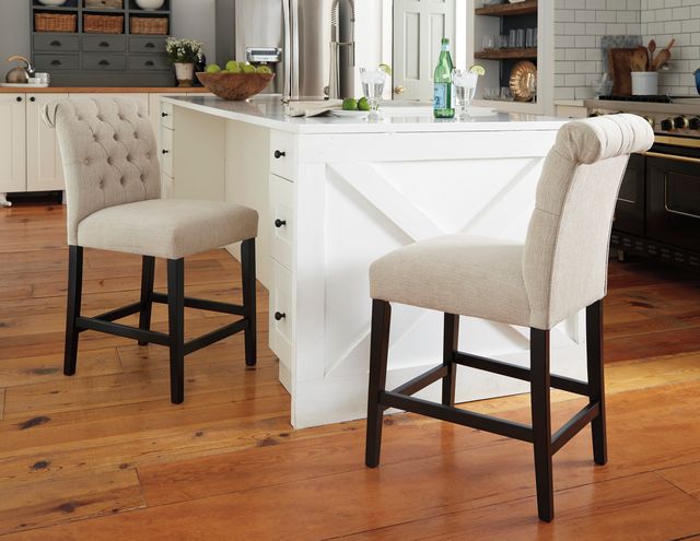 Signature Design by Ashley® Tripton 2-Piece Linen Bar Stool Set-2