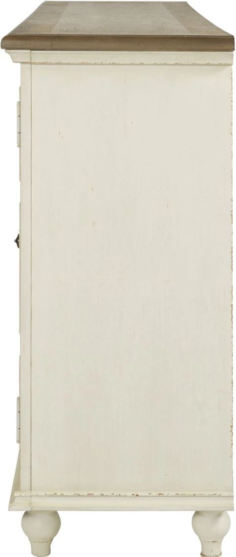 Signature Design by Ashley® Roranville Antique White Accent Cabinet-4