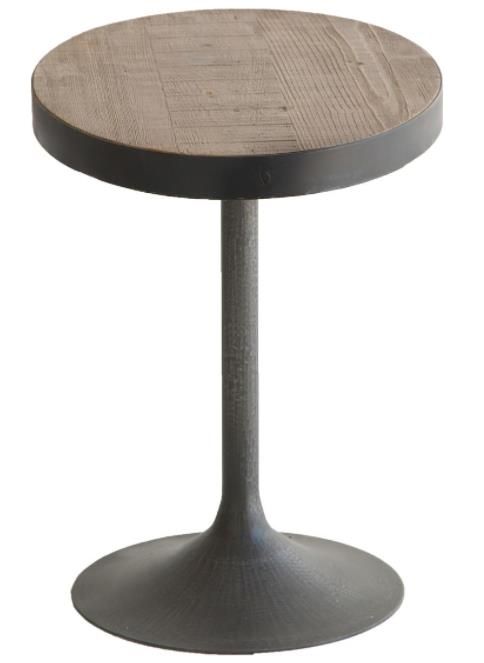 Nest Home Collections Miranda Medium Grey Medium End Table-1