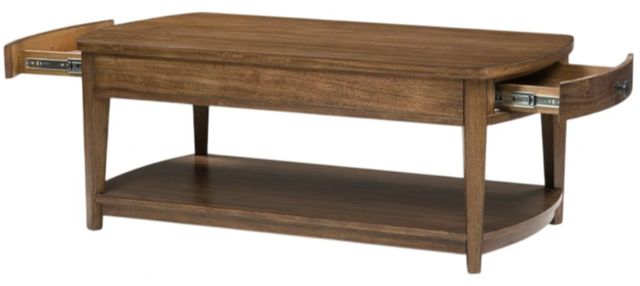 Signature Design by Ashley® Burkbyer Brown Rectangular Cocktail Table-1
