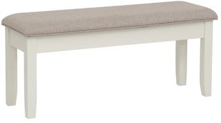 Powell® Jane Gray/Vanilla White Dining Bench