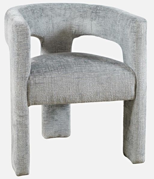 Jofran Inc. Gwen Blue Upholstered Dining Arm Chair-0
