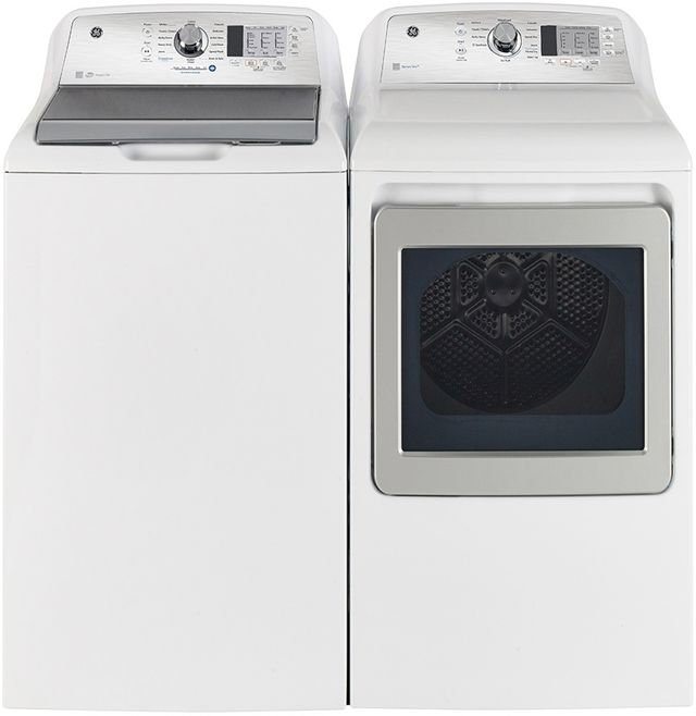GE® 5.2 Cu. Ft. White Agitator Top Load Washer with SaniFresh Cycle-2
