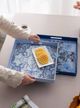 A & B Home 2-Piece Blue/White Decorative Square Trays-5