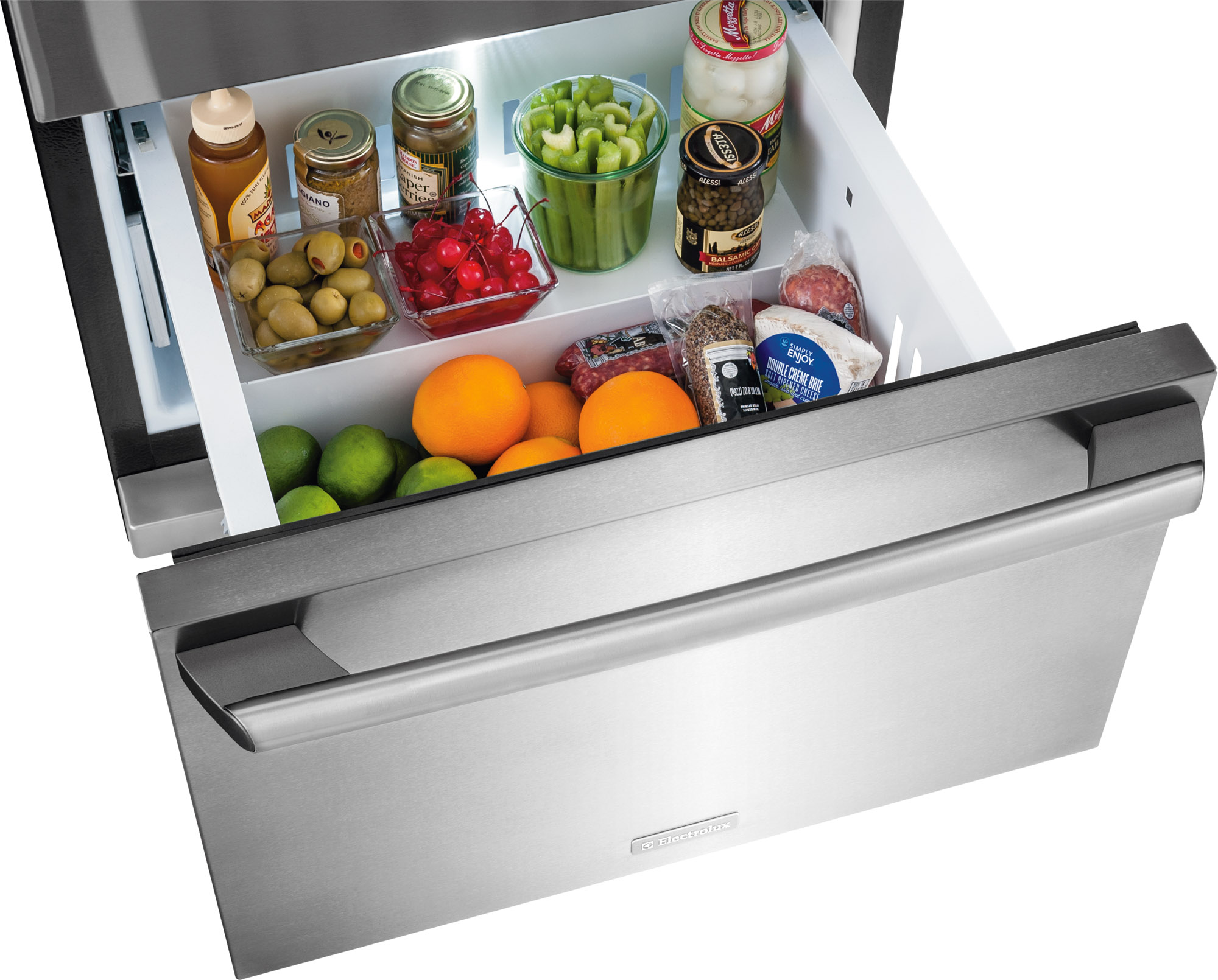 Electrolux integrated fridge freezer drawers cheap