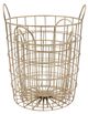 A & B Home 3-Piece Bronze Round Basket Set-2