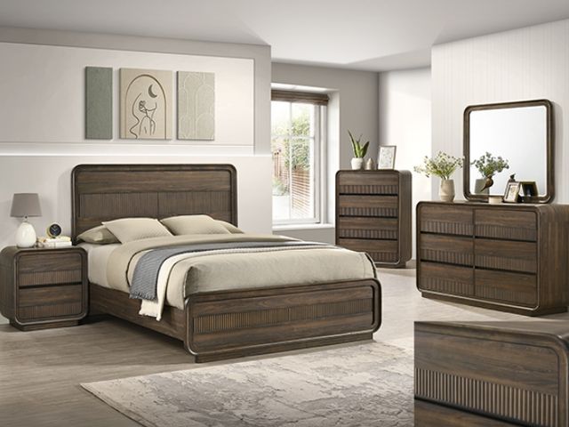 Crown Mark Kinkaid Brown Nightstand-1