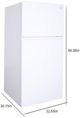 Kenmore® 33” 20.5 Cu.Ft. White Top Freezer Refrigerator-1