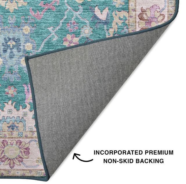 Dalyn™ Rug Company Hatay HY7 Teal 5'x8' Area Rug-2