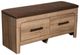 Signature Design by Ashley® Hollymount Brown/Tan Upholstered Storage Bench-0
