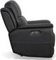Flexsteel® Crew Raven Power Recliner with Power Headrest and Lumbar-3