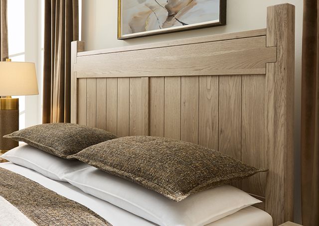 Artisan & Post by Vaughan-Bassett Joinery Natural Oak California King Poster Bed-2