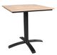 CabanaCoast® Customizable Jasper SOL Teak™ 24" Outdoor Square Dining Table-0