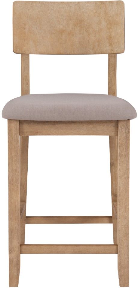 Linon Jordan Gray Wash Counter Stool-3