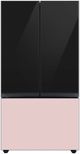 Samsung Bespoke 36" Pink Glass French Door Refrigerator Bottom Panel-4