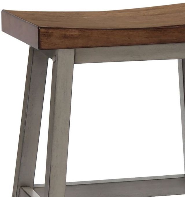 Winners Only® Barnwell Rustic Brown/Gray Bar Stool-1