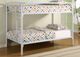Nationwide Furniture Distributors White Twin/Twin Metal Bunkbed-0
