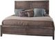 American Woodcrafters 2800 Aurora Weathered Gray King Panel Bed-0