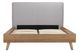 Mazin Furniture Cassidy Brown Full Platform Bed Upholstered Headboard-3
