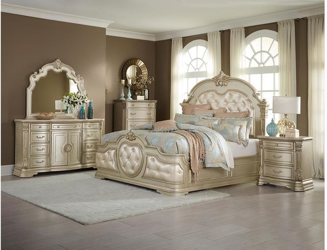 Homelegance® Antoinetta Champagne Bed-3