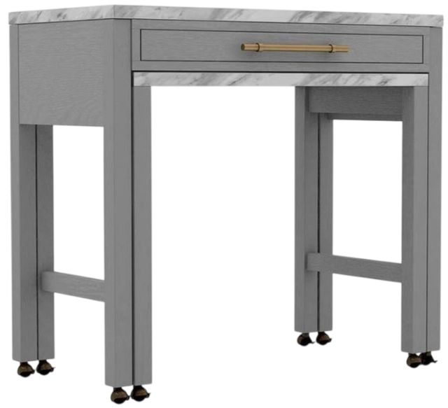 Furniture of America® Whitehall Light Gray Counter Height Dining Table-0