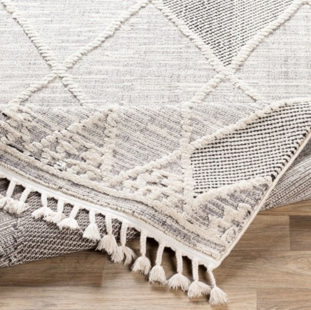 Surya Azilal Gray/White 4'x6' Area Rug-3