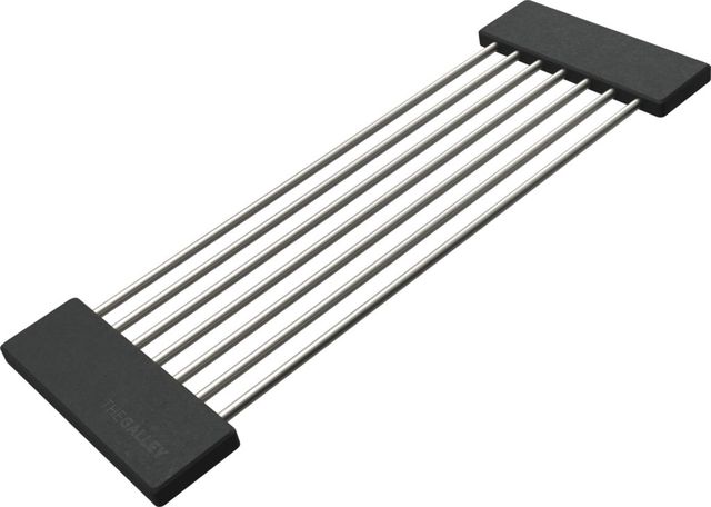 The Galley® Graphite Wood Composite Lower Tier Mini Drying Rack-0