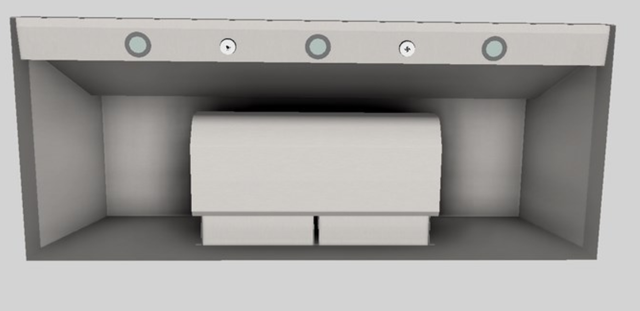 Vent-A-Hood® 48" Stainless Steel Wall Mounted Liner Insert-2