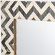 Sagebrook Home Gray/White Rectangular Mirror-5