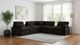Coaster® Collins 7-Piece Chocolate Brown Modular Power Reclining Sectional-1