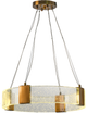 A & B Home Bronze/Clear Large Chandelier-1