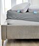 Dreamfit® DreamComfort™ 4-Piece Gray Microfiber Eastern King Sheet Set-1