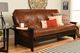 Kodiak Furniture Phoenix Oregon Trail Saddle/Espresso Full Futon with Mattress-1