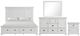 New Classic® Home Furnishings Jamestown 4-Piece White California King Storage Bedroom Set-0