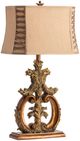 Crestview Collection Aria Antique Gold Table lamp-0