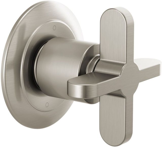 Brizo Odin® Brilliance® Brilliance® Brushed Nickel 6-Function Diverter Trim - Less Handle-0