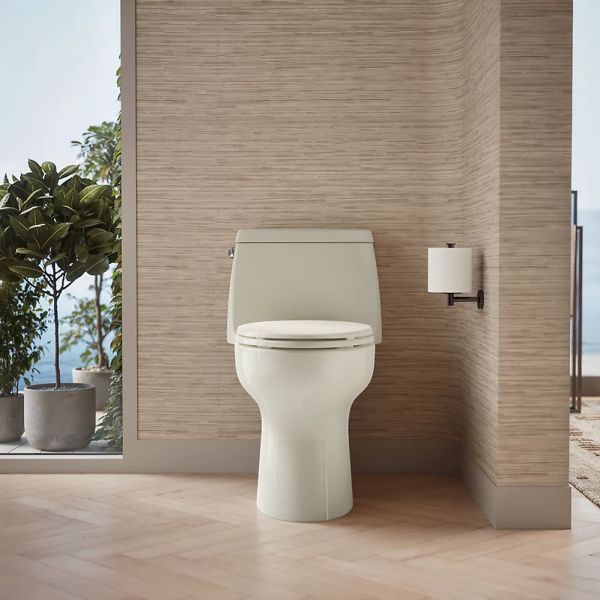 KOHLER® Santa Rosa™ Biscuit 1-Piece Compact Elongated Toilet, 1.28 Gpf-3