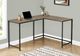 Monarch Specialties Inc. Black/Dark Taupe 58" Computer Desk-1