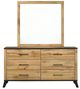 Coaster® Kaywood Natural Pine Dresser with Mirror-1