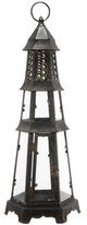 A & B Home Black Metal Lantern-0
